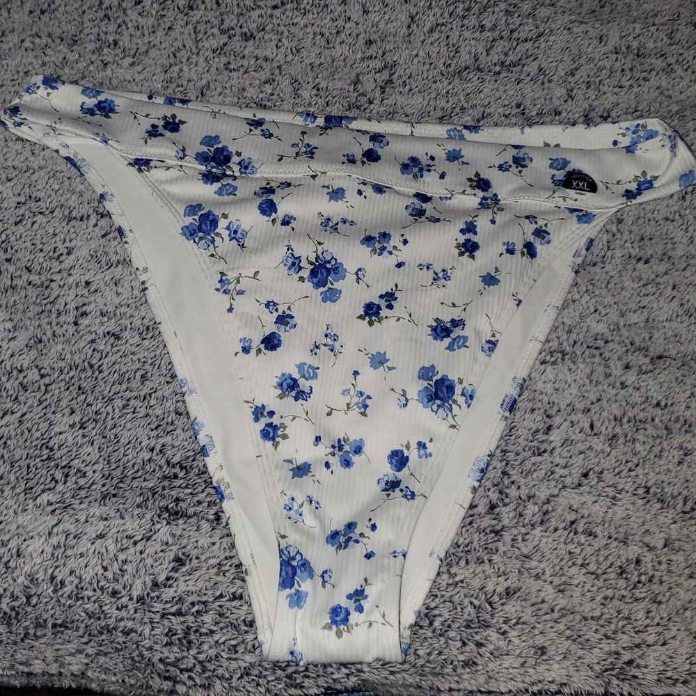 Hollister Floral Cheeky Bikini Bottoms